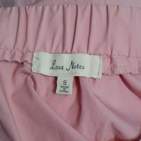 LOVE NOTES Off The Shoulder Pink Tunic Top - Picture 6 of 8